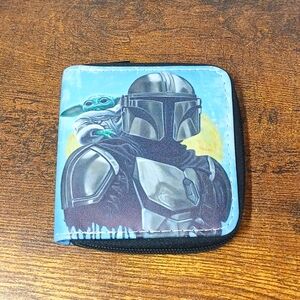 Star Wars The Mandalorian Baby / Yoda 4x4" Zip-Up Wallet / Coin Purse
